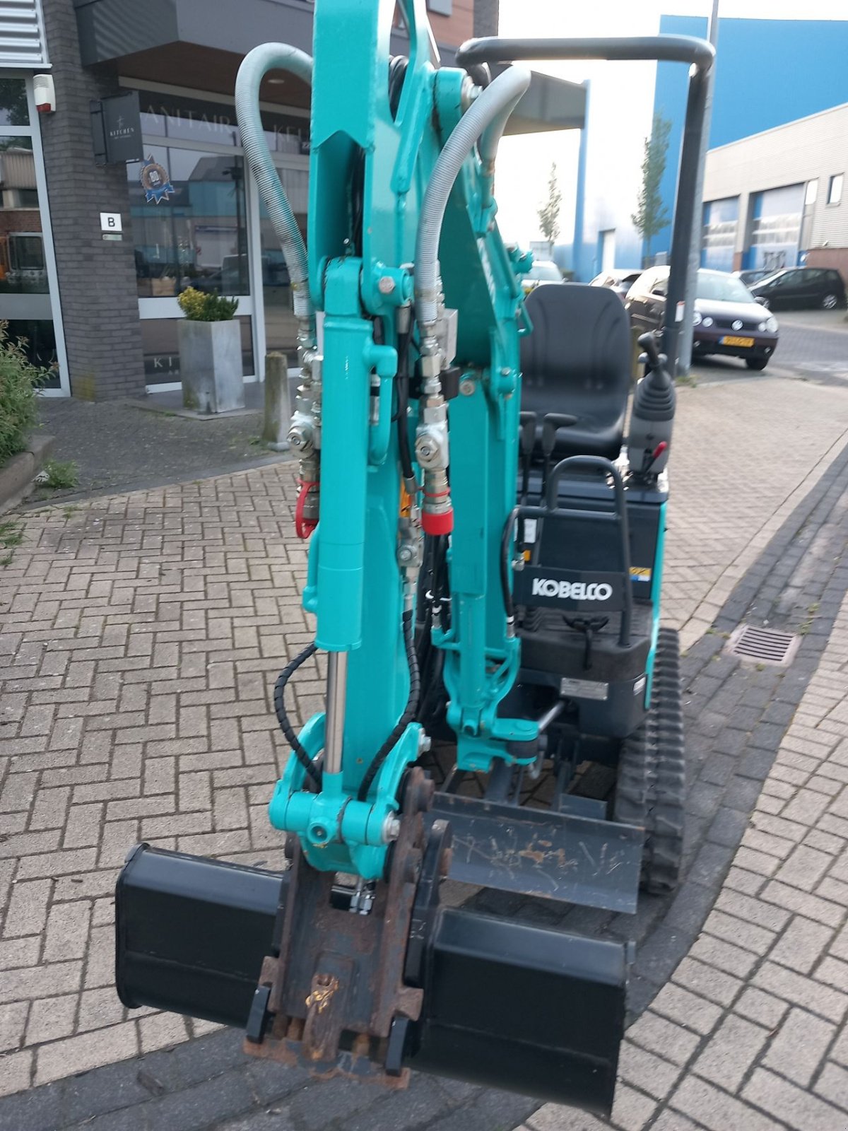 Minibagger van het type Kobelco SK10SR, Gebrauchtmaschine in Alblasserdam (Foto 3)