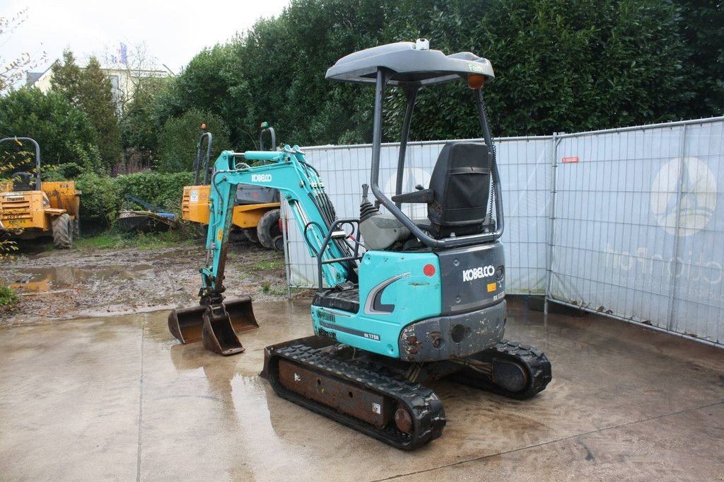 Minibagger des Typs Kobelco SK17SR-3, Gebrauchtmaschine in Antwerpen (Bild 3)