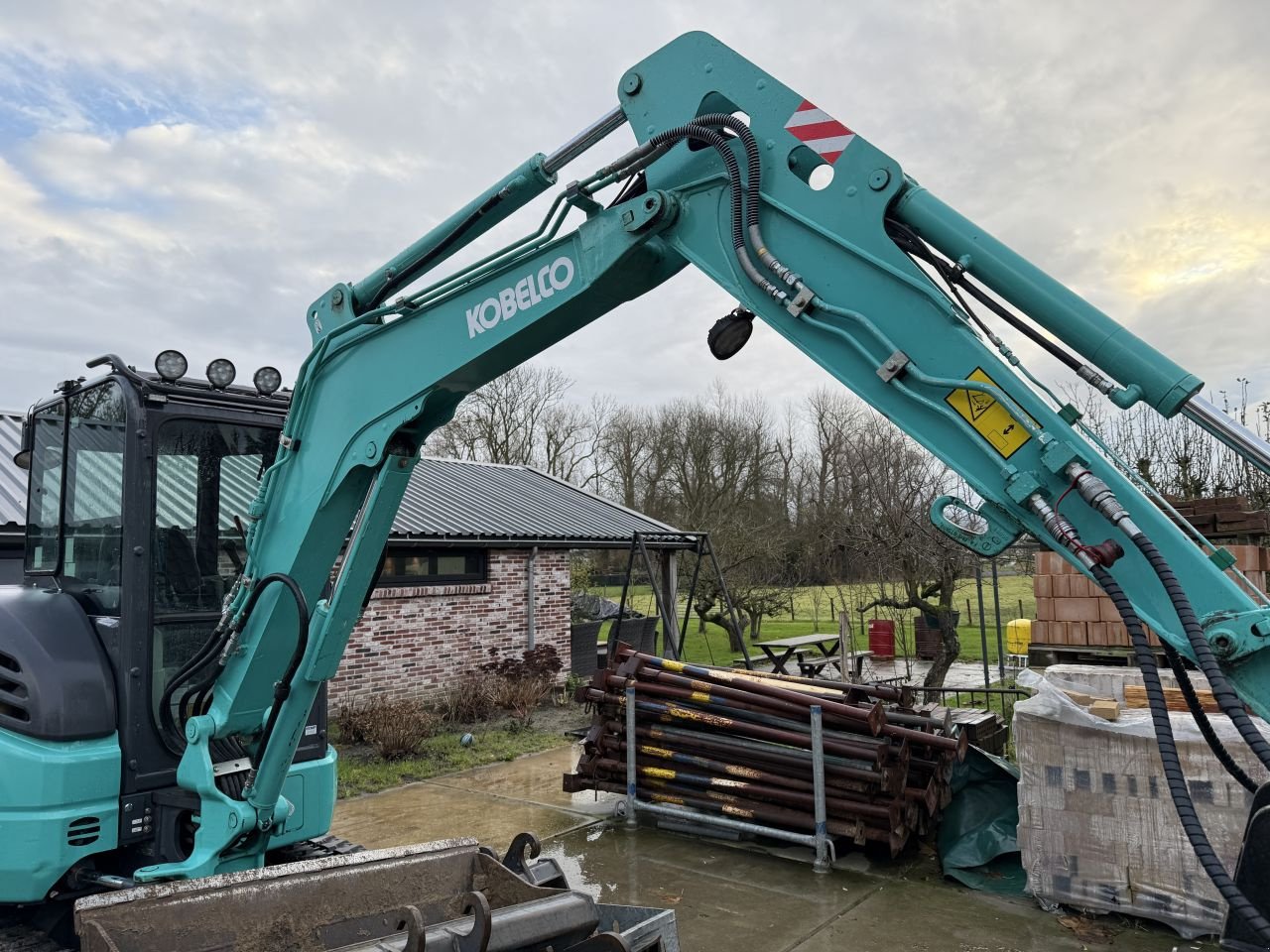 Minibagger van het type Kobelco SK30SR-6E, Gebrauchtmaschine in Barsingerhorn (Foto 8)