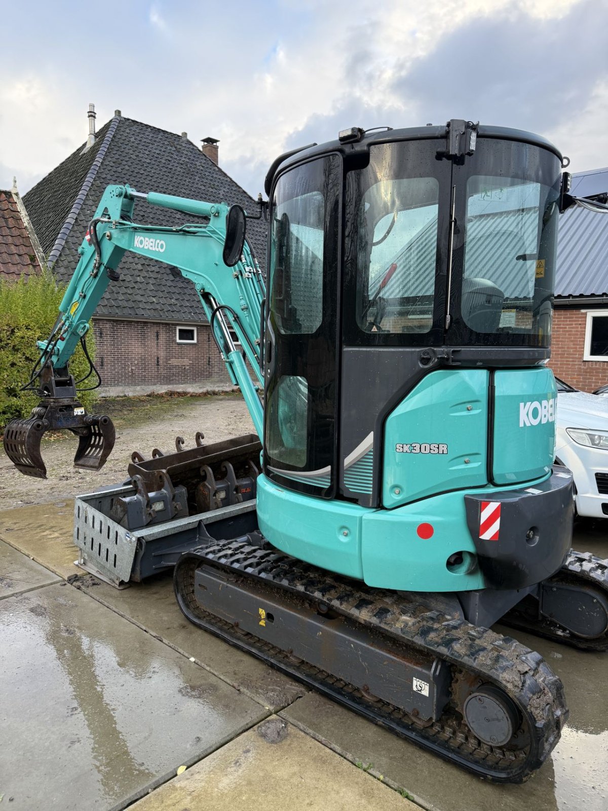 Minibagger van het type Kobelco SK30SR-6E, Gebrauchtmaschine in Barsingerhorn (Foto 5)