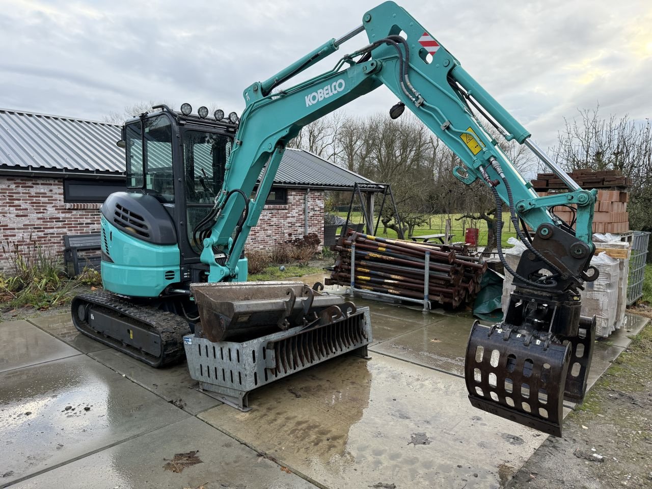 Minibagger van het type Kobelco SK30SR-6E, Gebrauchtmaschine in Barsingerhorn (Foto 1)