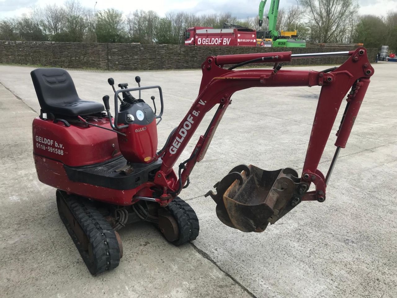 Minibagger del tipo Komatsu PC 09-1, Gebrauchtmaschine en Hoek (Imagen 1)