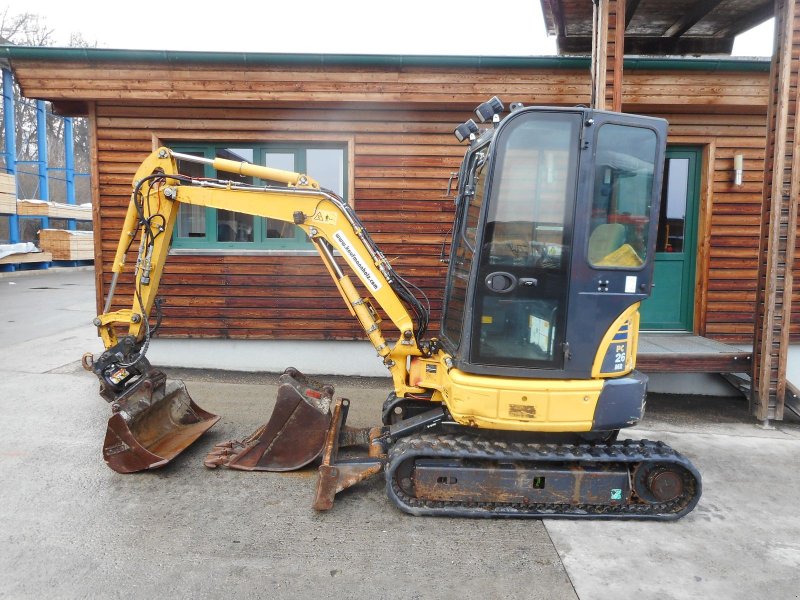 Minibagger van het type Komatsu PC 26MR-3 ( 2.710kg ) mit POWERTILT, Gebrauchtmaschine in St. Nikolai ob Draßling (Foto 1)