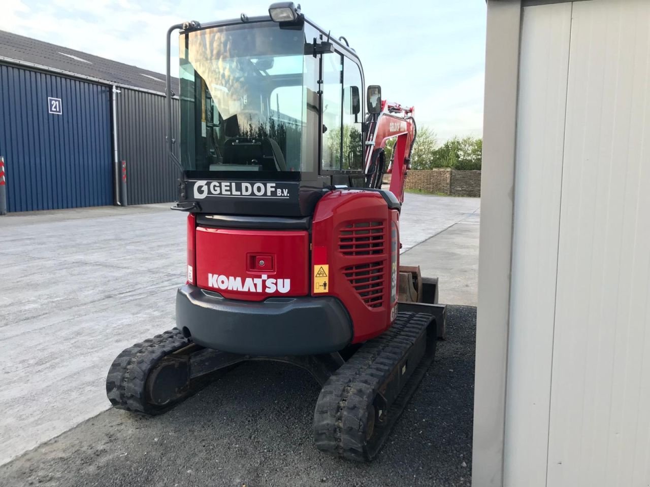 Minibagger typu Komatsu PC 35, Gebrauchtmaschine w Hoek (Zdjęcie 3)