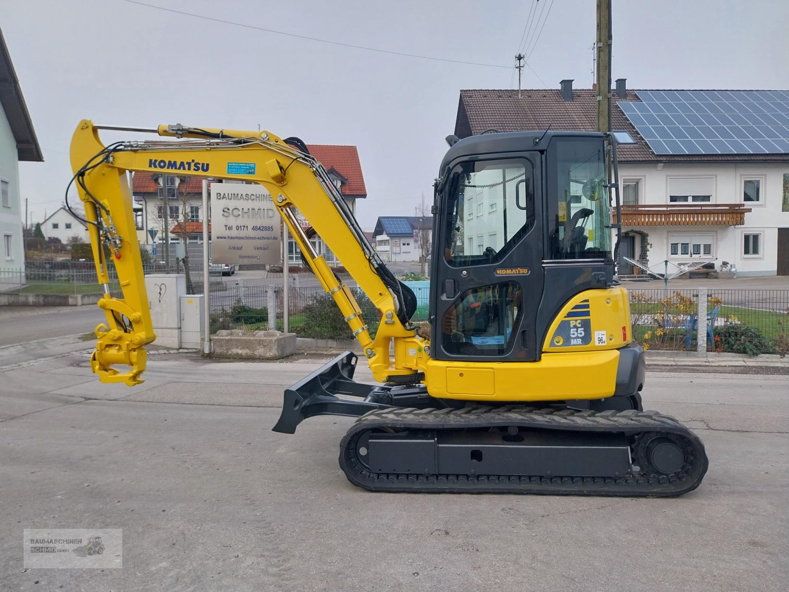 Minibagger типа Komatsu PC 55 mit Powertilt, Gebrauchtmaschine в Stetten (Фотография 1)