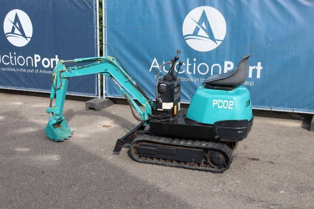 Minibagger Türe ait Komatsu PC02-1A, Gebrauchtmaschine içinde Antwerpen (resim 3)