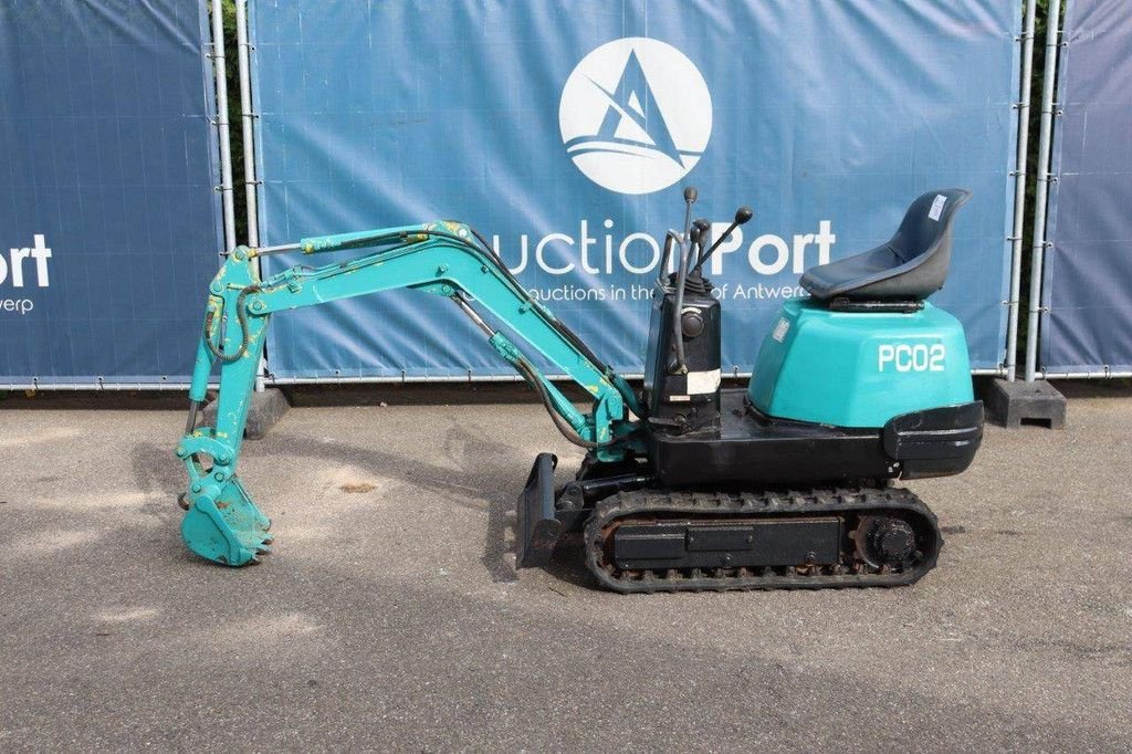 Minibagger des Typs Komatsu PC02-1A, Gebrauchtmaschine in Antwerpen (Bild 2)