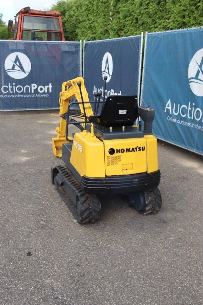 Minibagger Türe ait Komatsu PC03-1, Gebrauchtmaschine içinde Antwerpen (resim 4)