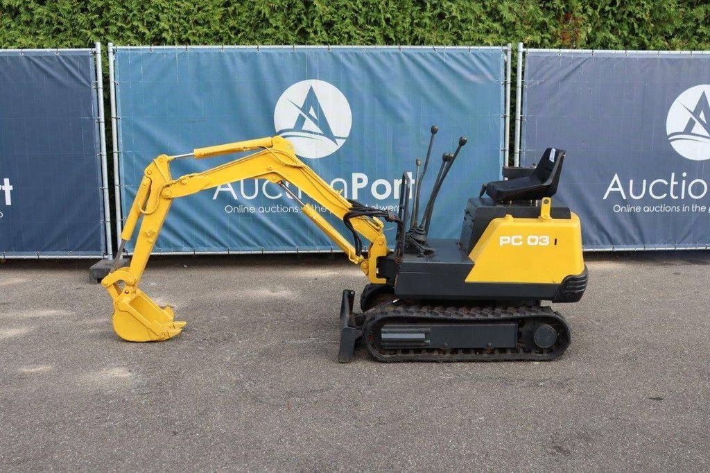 Minibagger van het type Komatsu PC03-1, Gebrauchtmaschine in Antwerpen (Foto 2)