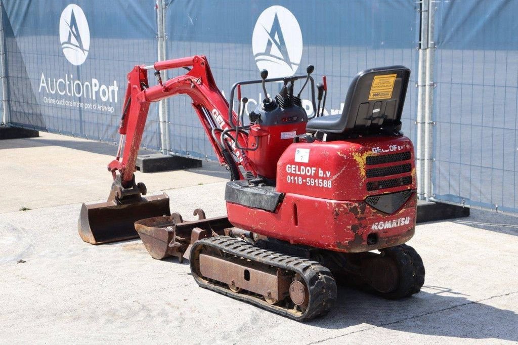 Minibagger typu Komatsu PC09-1, Gebrauchtmaschine w Antwerpen (Zdjęcie 4)