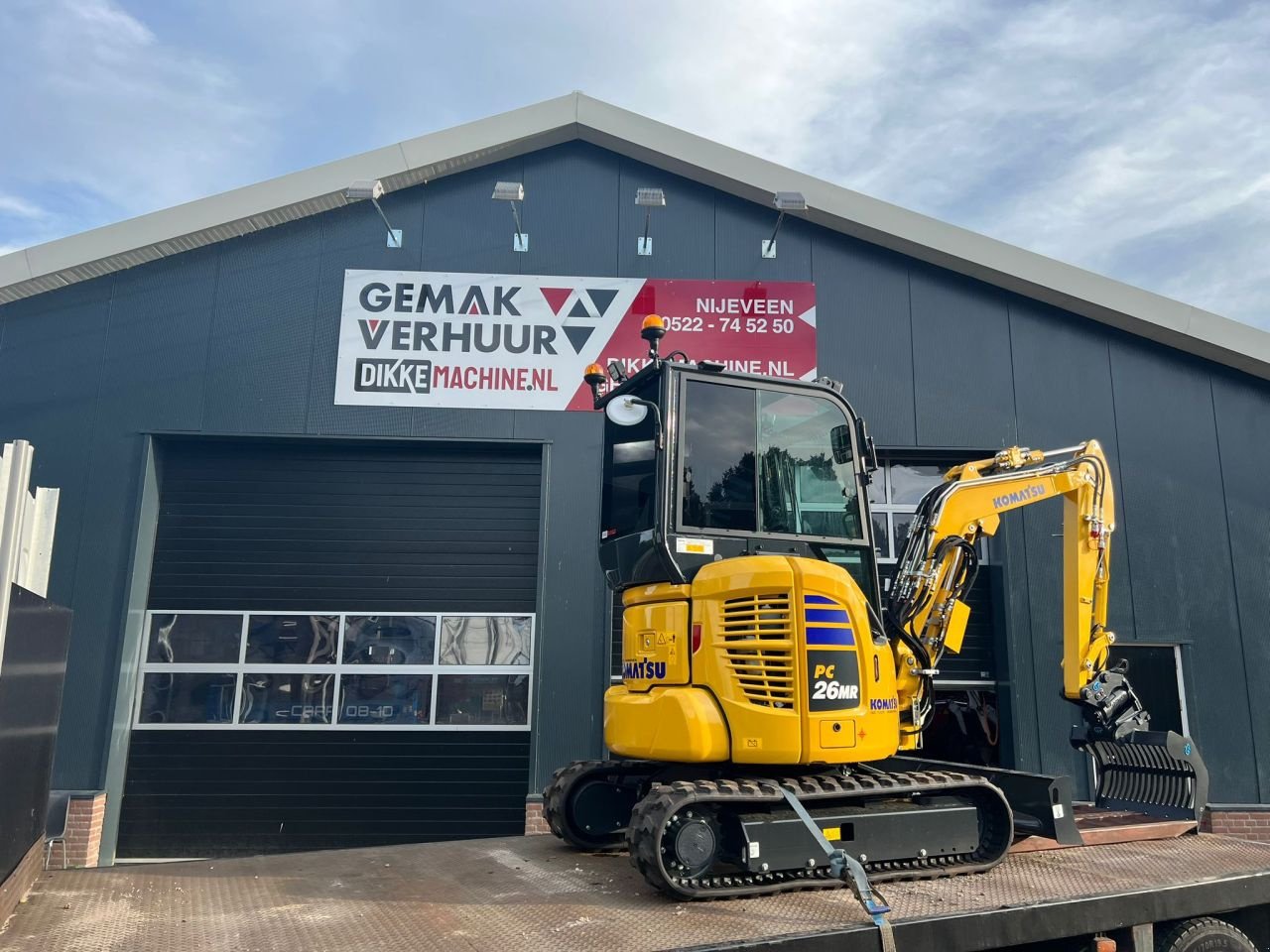 Minibagger Türe ait Komatsu PC26MR-5, Neumaschine içinde Nijeveen (resim 2)