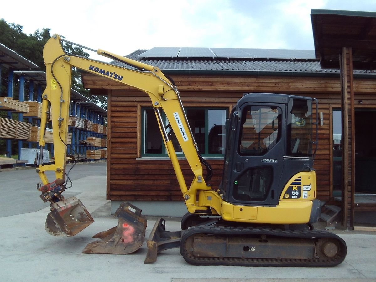 Minibagger типа Komatsu PC55MR-3 ( 5.400kg )  mit 3 Löffel !!, Gebrauchtmaschine в St. Nikolai ob Draßling (Фотография 1)