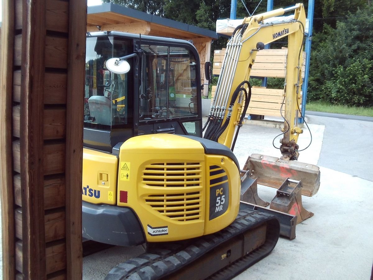 Minibagger του τύπου Komatsu PC55MR-3 ( 5.400kg )  mit 3 Löffel !!, Gebrauchtmaschine σε St. Nikolai ob Draßling (Φωτογραφία 4)