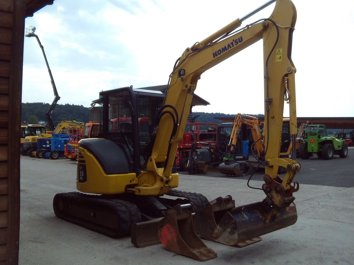 Minibagger του τύπου Komatsu PC55MR-3 ( 5.400kg )  mit 3 Löffel !!, Gebrauchtmaschine σε St. Nikolai ob Draßling (Φωτογραφία 5)