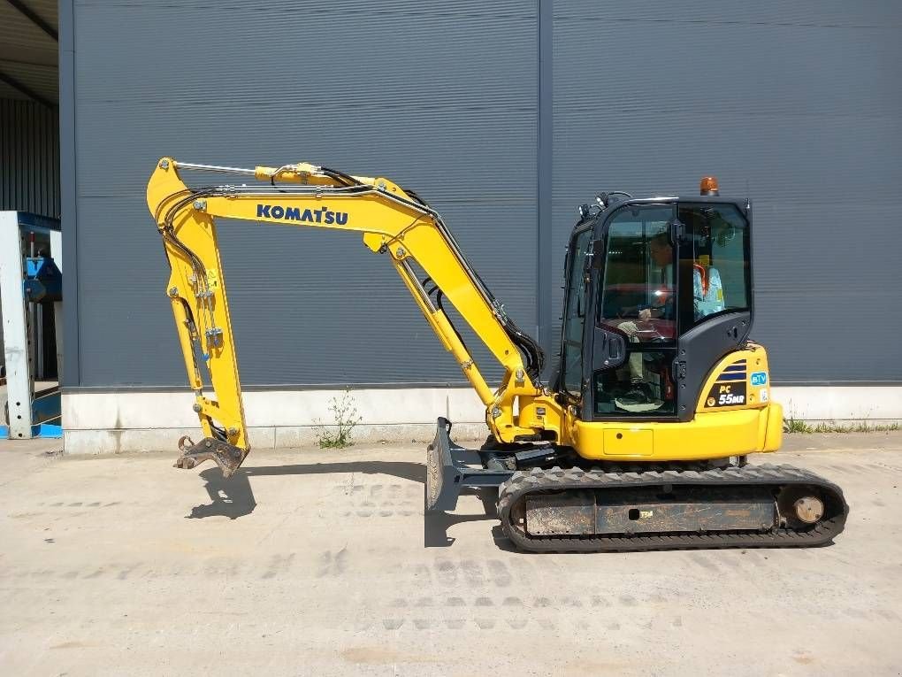 Minibagger des Typs Komatsu PC55MR-5, Gebrauchtmaschine in Overijse (Bild 9)