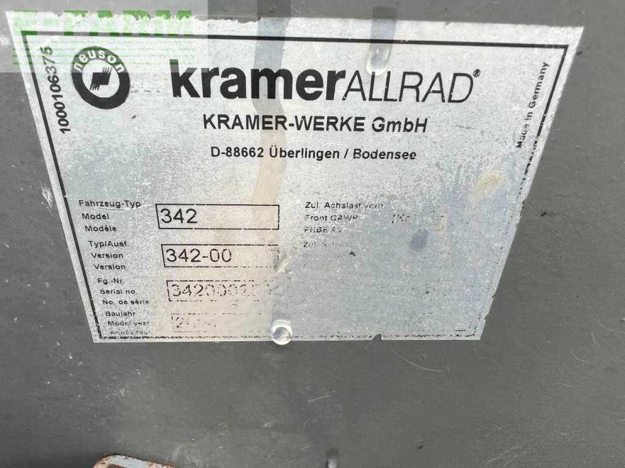 Minibagger van het type Kramer 380 shovel, Gebrauchtmaschine in ag BROEKLAND (Foto 14)