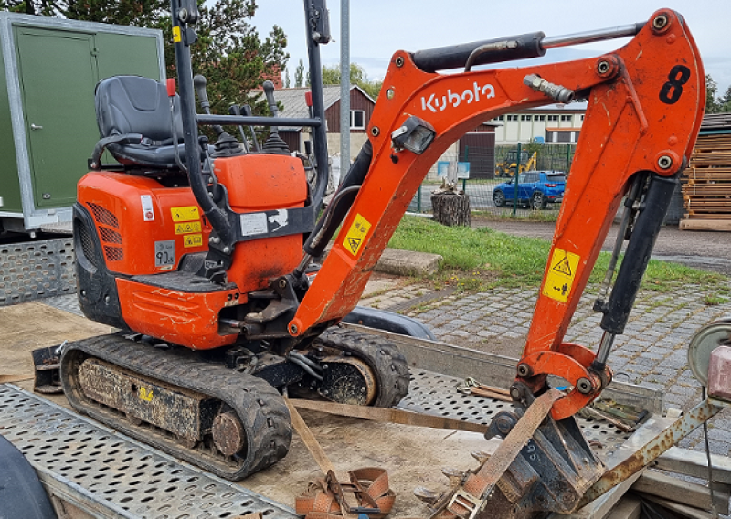 Minibagger van het type Kubota K 008-3 VHG, Gebrauchtmaschine in Wuppertal (Foto 1)