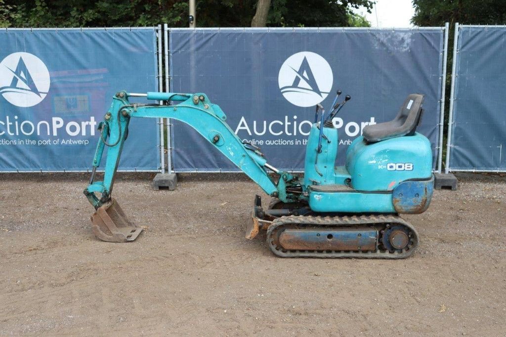 Minibagger des Typs Kubota K-008, Gebrauchtmaschine in Antwerpen (Bild 2)