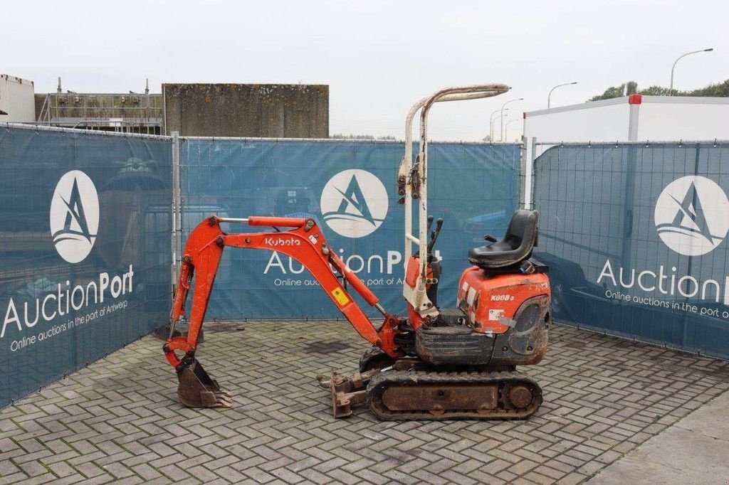 Minibagger van het type Kubota K008-3, Gebrauchtmaschine in Antwerpen (Foto 1)