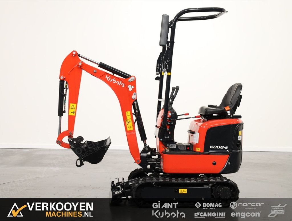 Minibagger za tip Kubota K008-5 Minigraver incl 3 bakken, Neumaschine u Vessem (Slika 2)