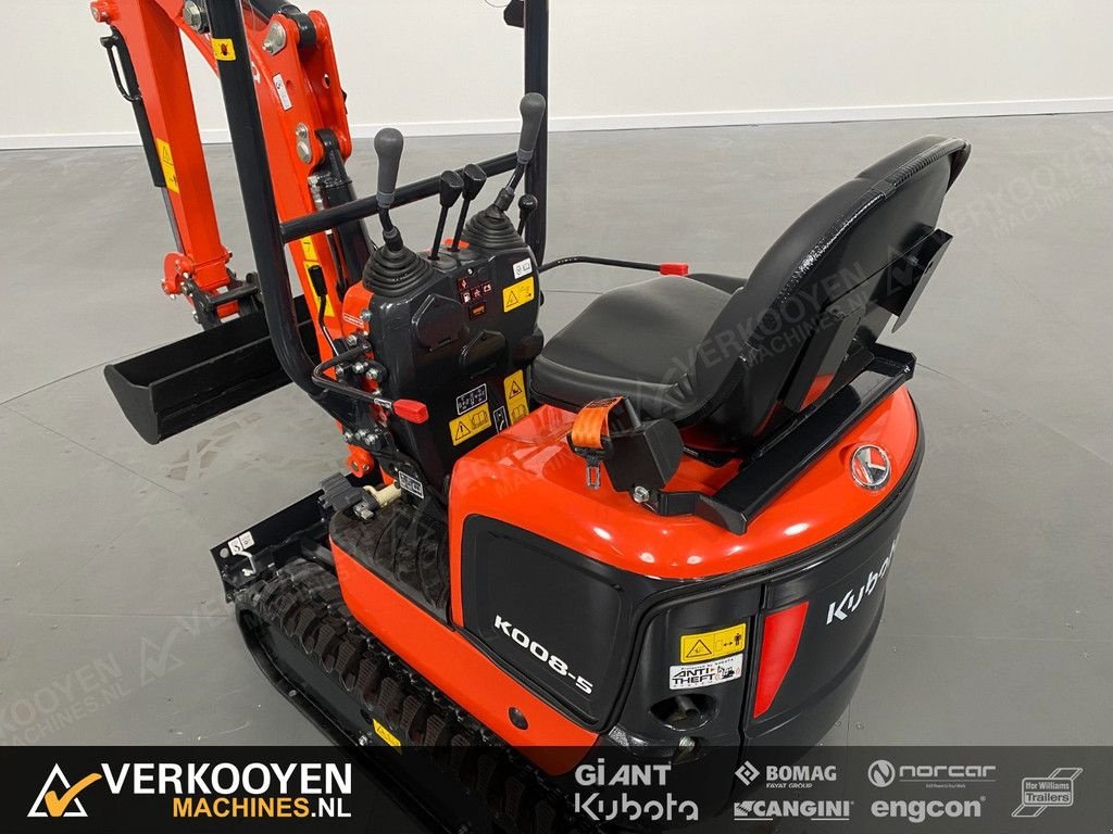 Minibagger typu Kubota K008-5 Minigraver incl 3 bakken, Neumaschine v Vessem (Obrázek 8)