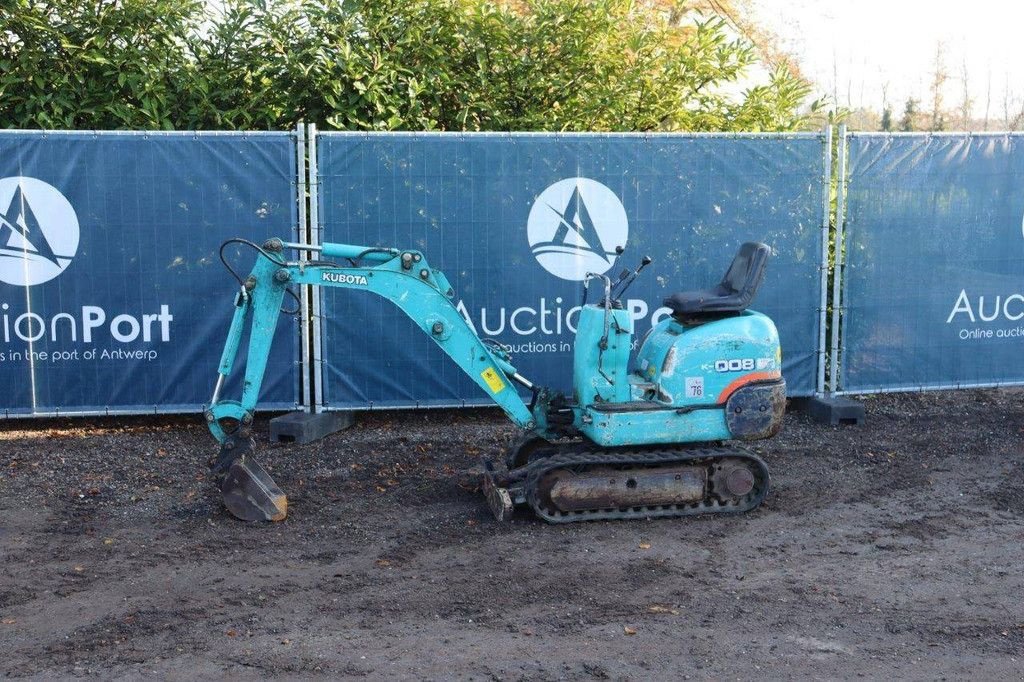 Minibagger of the type Kubota K008, Gebrauchtmaschine in Antwerpen (Picture 1)