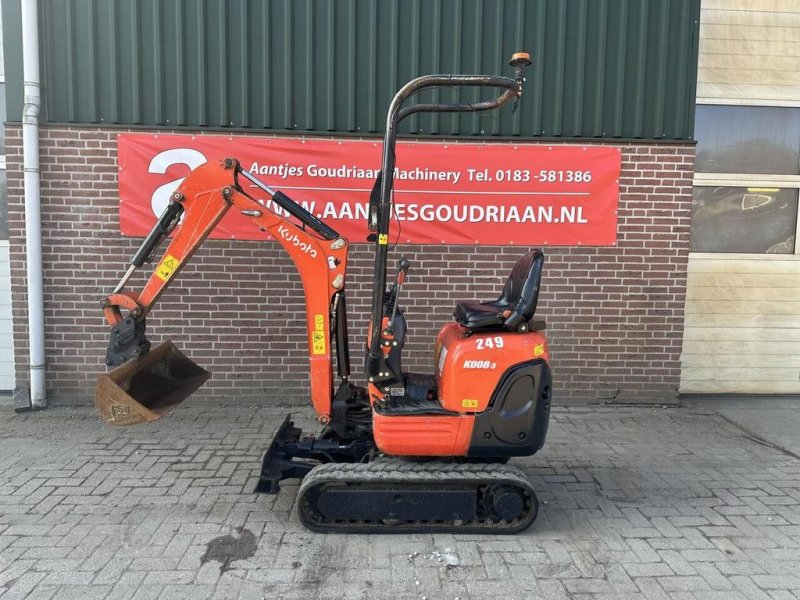 Minibagger van het type Kubota KOO8-3, Gebrauchtmaschine in Goudriaan (Foto 1)