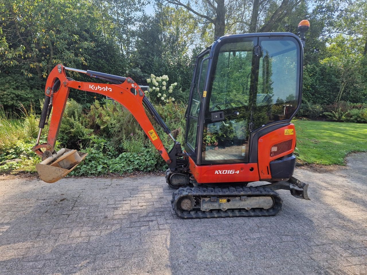 Minibagger des Typs Kubota kx 016, Gebrauchtmaschine in Oirschot (Bild 5)