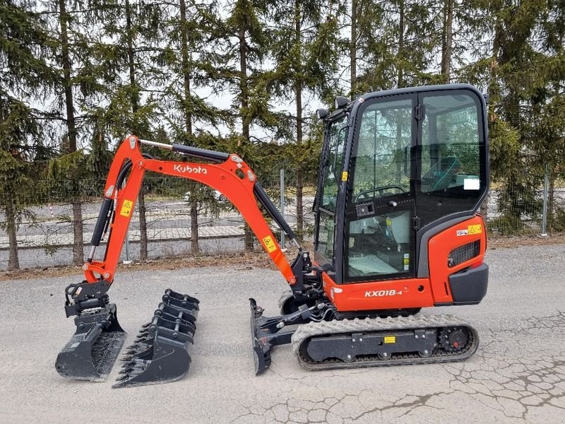 Minibagger Türe ait Kubota KX 018-4, Gebrauchtmaschine içinde Gabersdorf (resim 1)