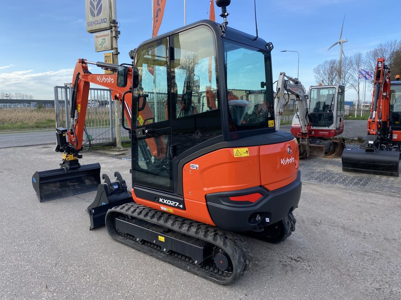 Minibagger del tipo Kubota KX 027-4 HI Engcon, Neumaschine en Heerenveen (Imagen 3)