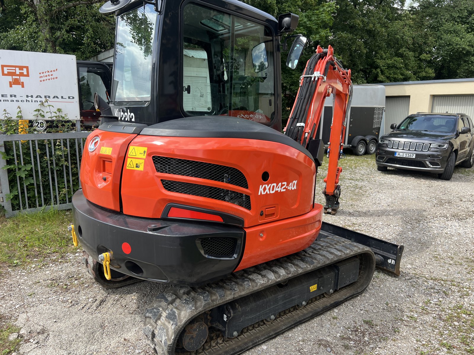 Minibagger van het type Kubota KX 042-4@, Gebrauchtmaschine in Garching  (Foto 1)