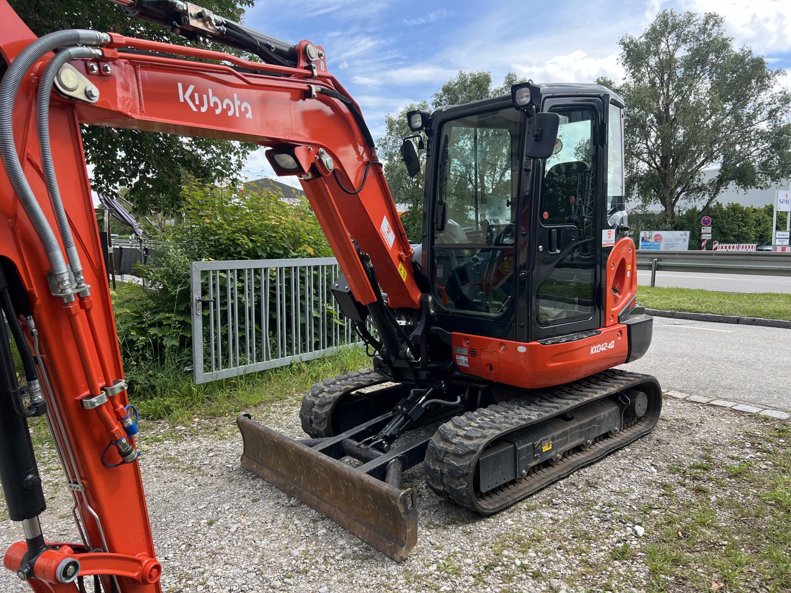 Minibagger van het type Kubota KX 042-4@, Gebrauchtmaschine in Garching  (Foto 2)