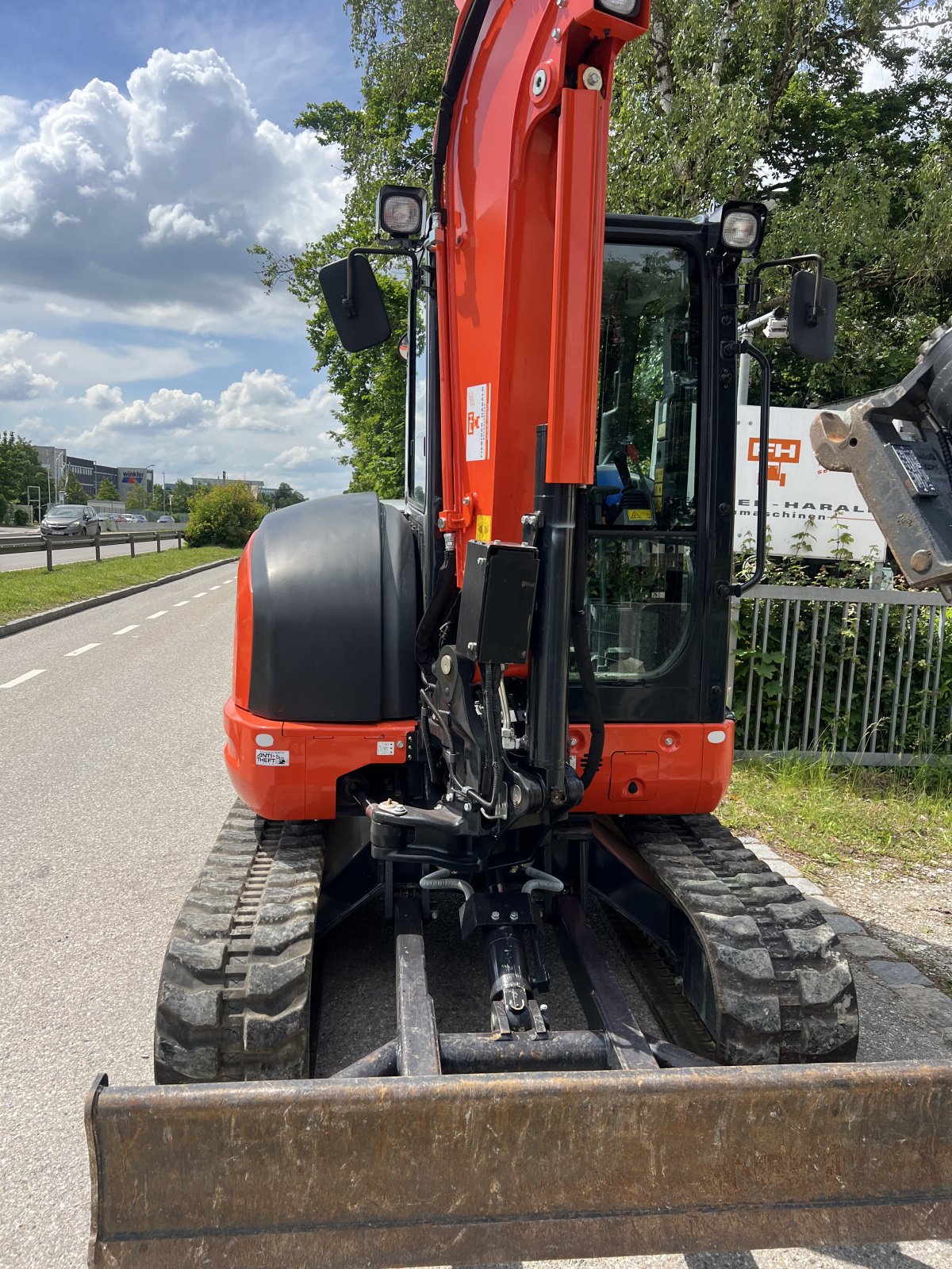 Minibagger van het type Kubota KX 042-4@, Gebrauchtmaschine in Garching  (Foto 12)