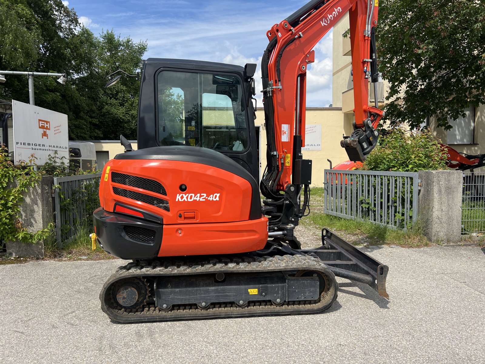 Minibagger van het type Kubota KX 042-4@, Gebrauchtmaschine in Garching  (Foto 13)