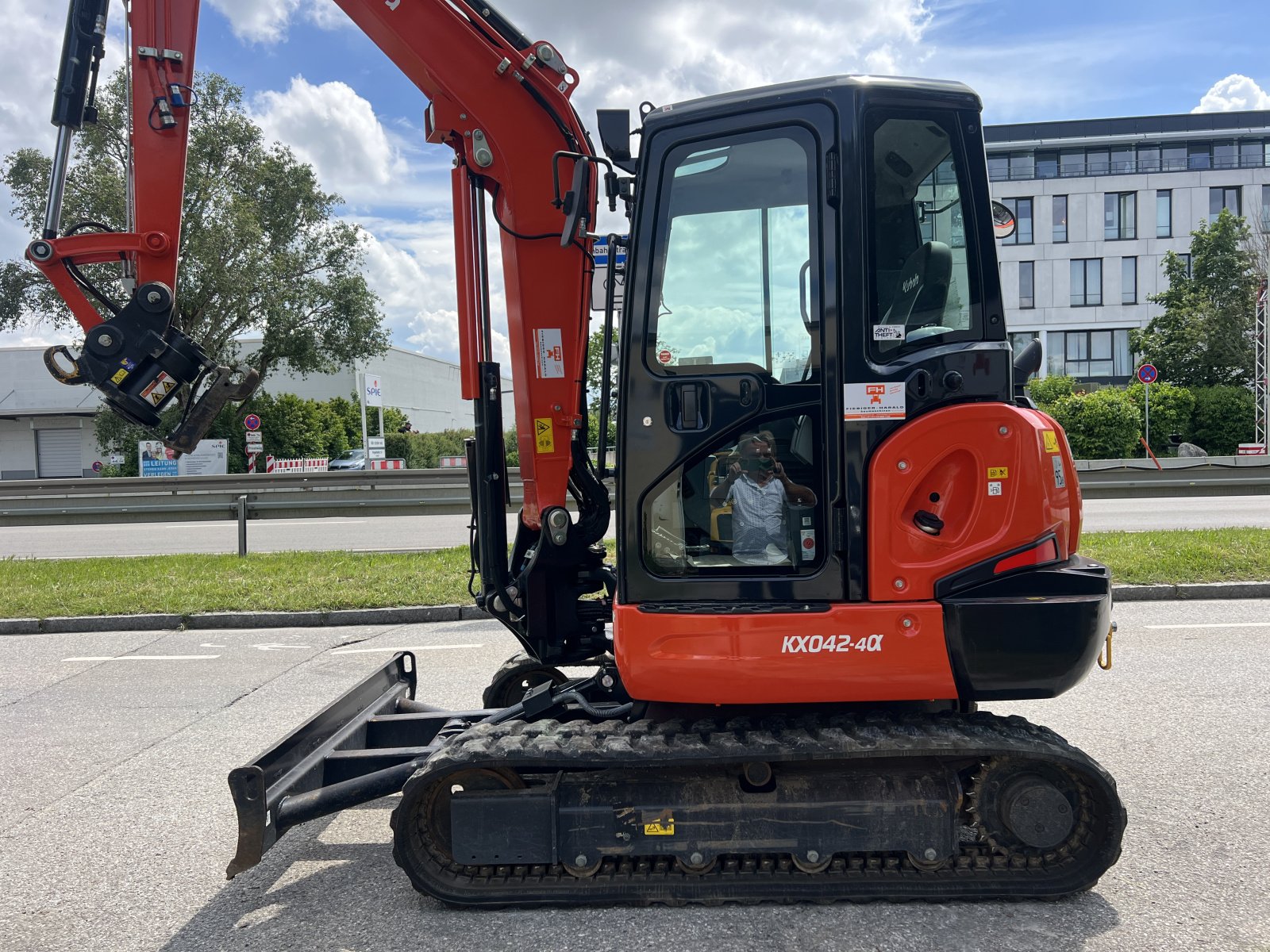 Minibagger типа Kubota KX 042-4@, Gebrauchtmaschine в Garching  (Фотография 15)