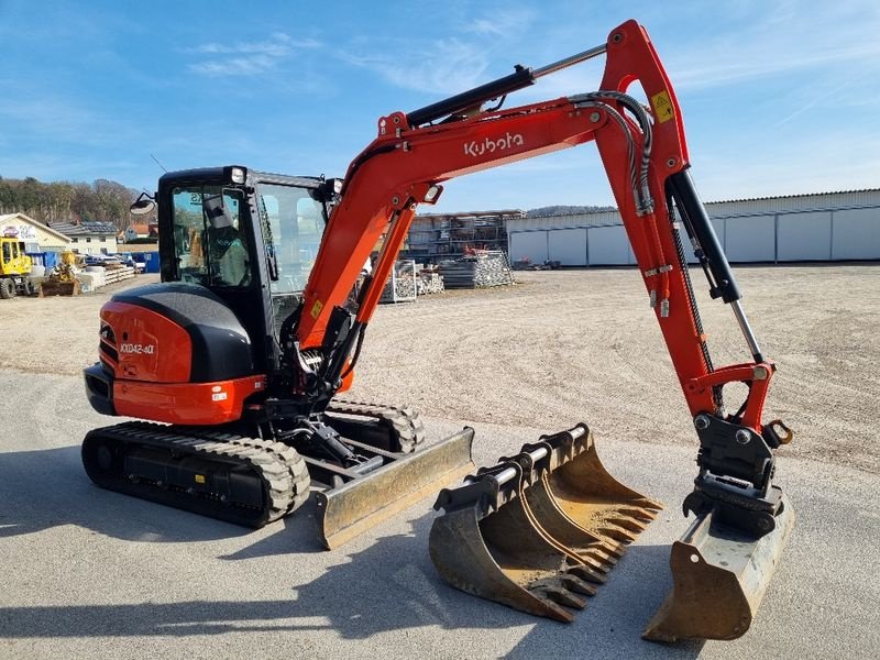 Minibagger van het type Kubota KX 042-4, Gebrauchtmaschine in Gabersdorf (Foto 19)