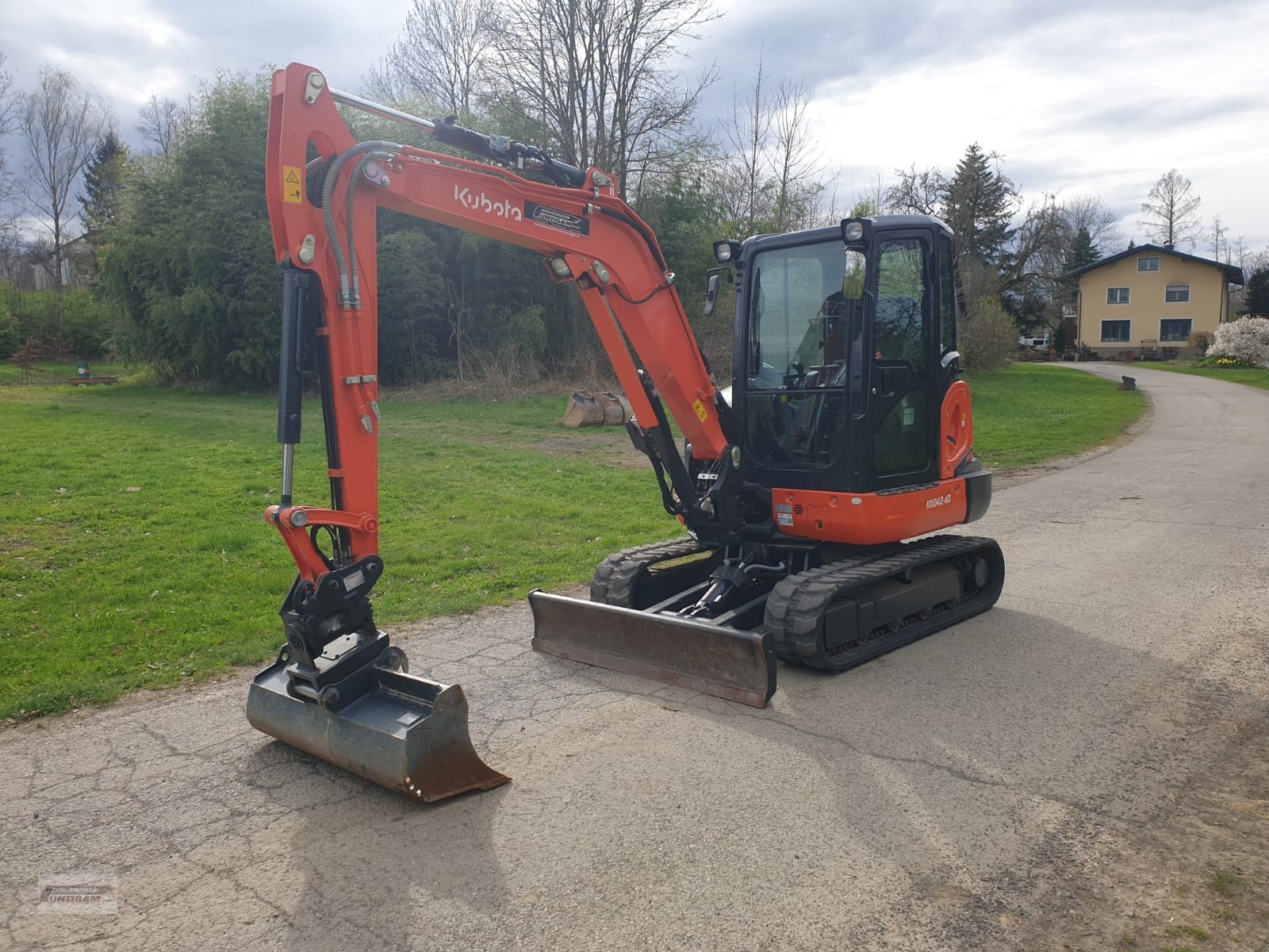 Minibagger del tipo Kubota KX 042-4A, Gebrauchtmaschine In Deutsch - Goritz (Immagine 3)