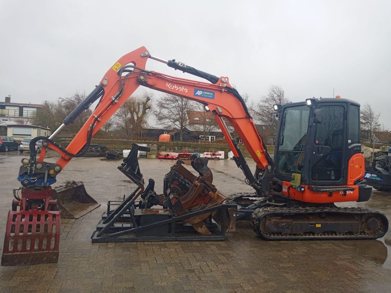 Minibagger des Typs Kubota kx 057-4, Gebrauchtmaschine in kamperland (Bild 3)