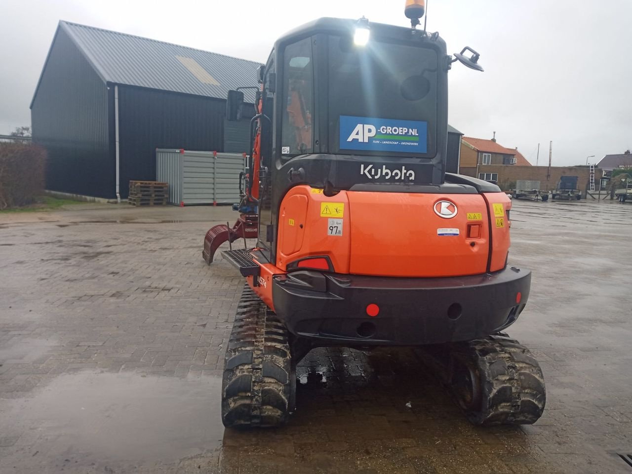 Minibagger des Typs Kubota kx 057-4, Gebrauchtmaschine in kamperland (Bild 2)