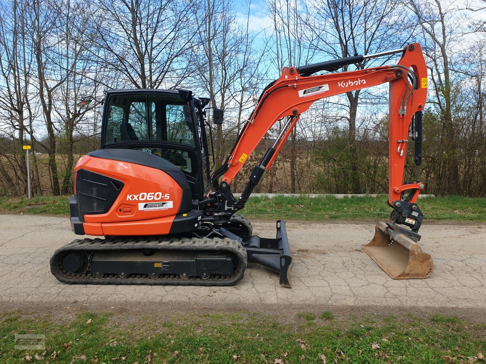 Minibagger van het type Kubota KX 060-5, Gebrauchtmaschine in Deutsch - Goritz (Foto 2)