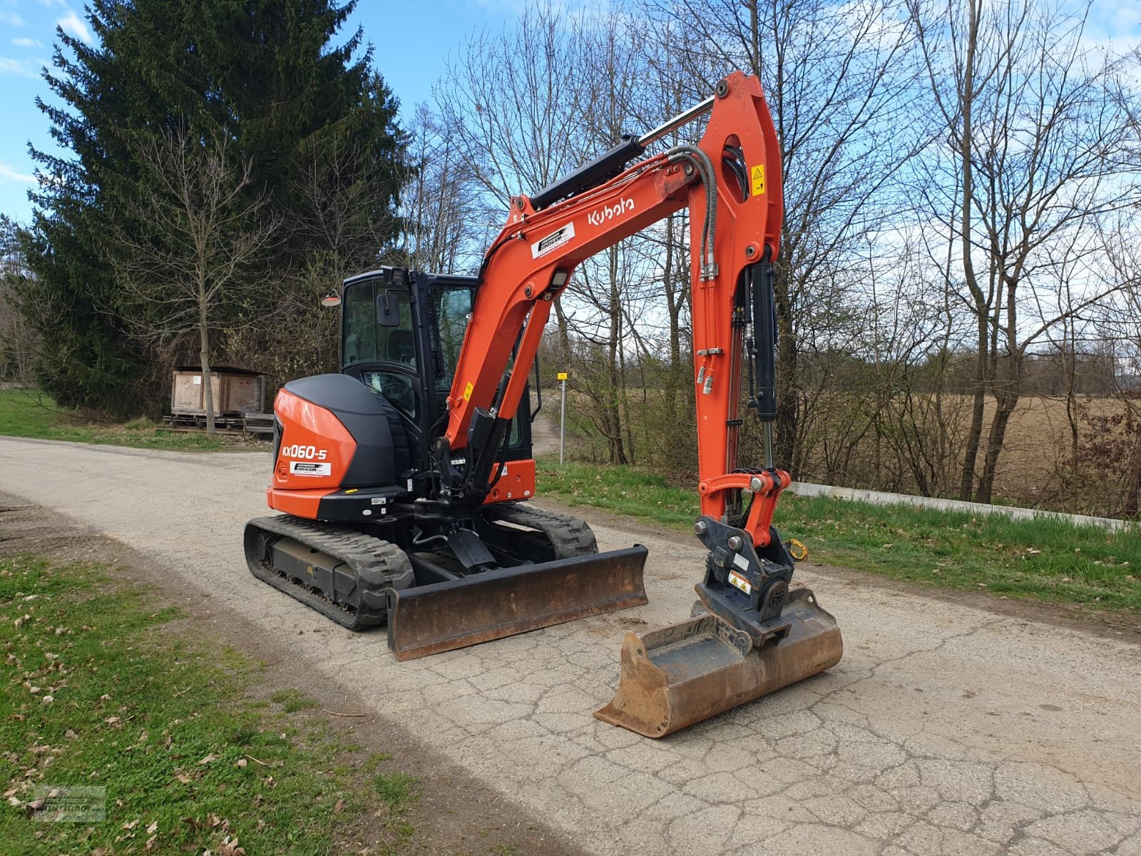 Minibagger del tipo Kubota KX 060-5, Gebrauchtmaschine en Deutsch - Goritz (Imagen 4)