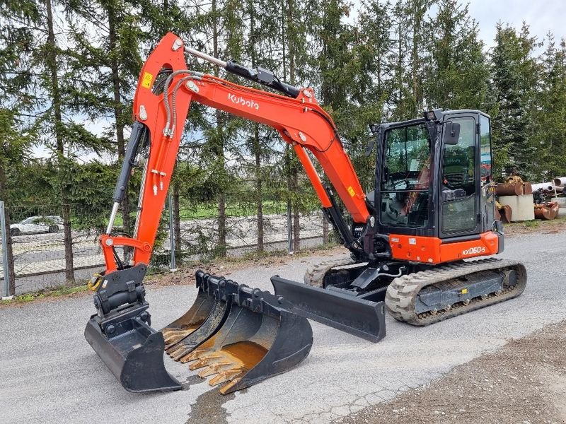 Minibagger des Typs Kubota KX 060-5, Gebrauchtmaschine in Gabersdorf (Bild 1)