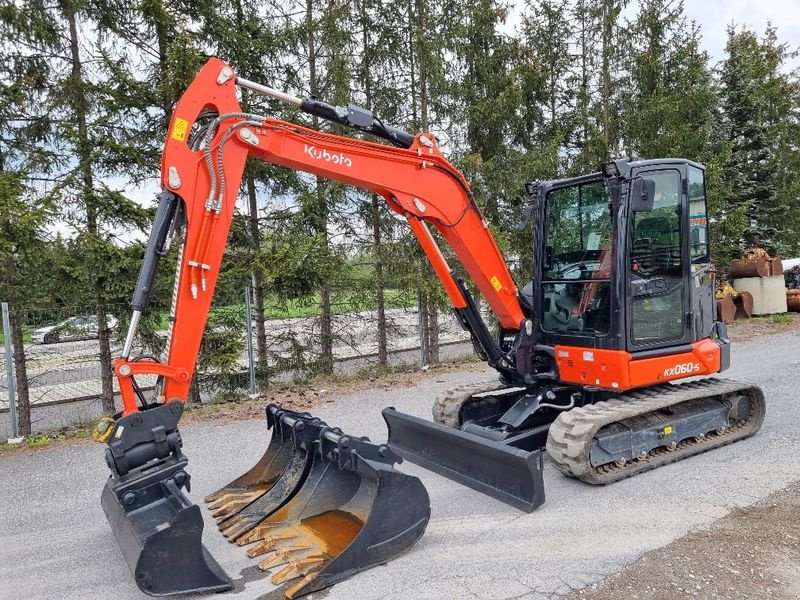 Minibagger van het type Kubota KX 060-5, Gebrauchtmaschine in Gabersdorf (Foto 27)