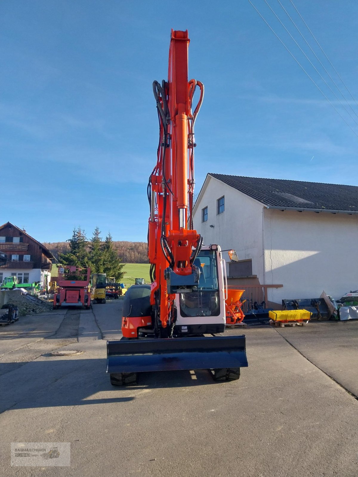 Minibagger des Typs Kubota KX 080 -3 mit Verstellausleger, Gebrauchtmaschine in Stetten (Bild 3)