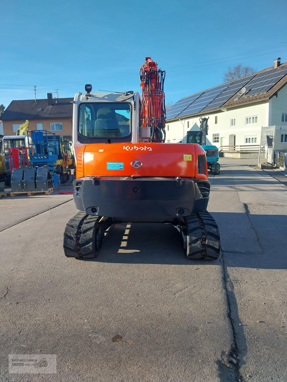 Minibagger des Typs Kubota KX 080 -3 mit Verstellausleger, Gebrauchtmaschine in Stetten (Bild 5)