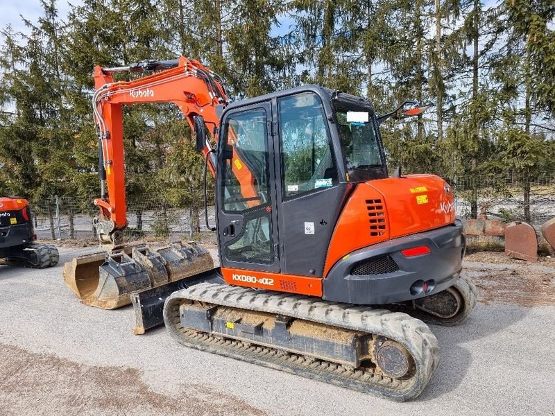 Minibagger van het type Kubota KX 080-4, Gebrauchtmaschine in Gabersdorf (Foto 21)