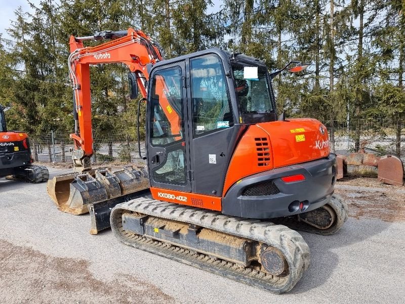 Minibagger del tipo Kubota KX 080-4, Gebrauchtmaschine In Gabersdorf (Immagine 13)