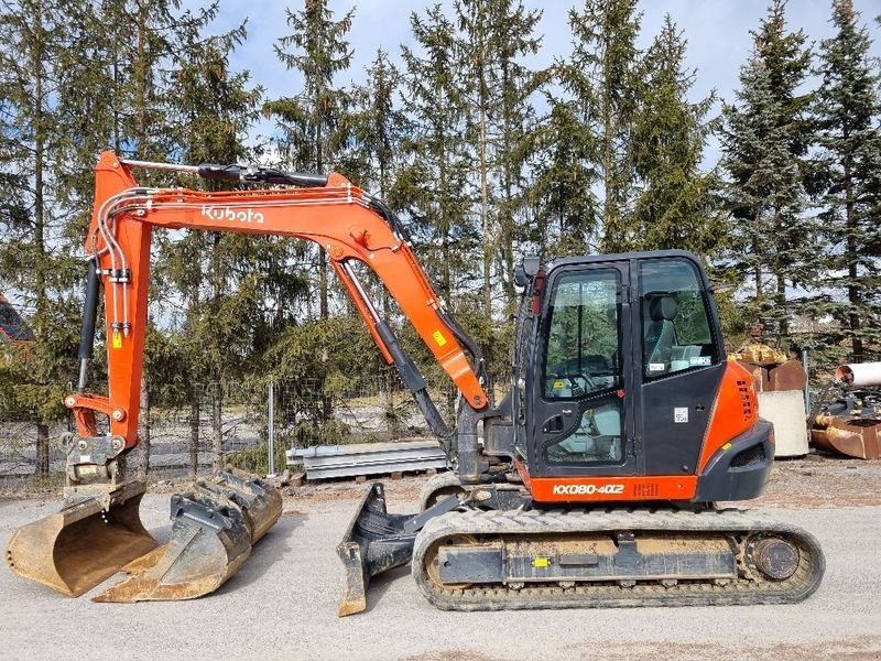 Minibagger del tipo Kubota KX 080-4, Gebrauchtmaschine In Gabersdorf (Immagine 20)