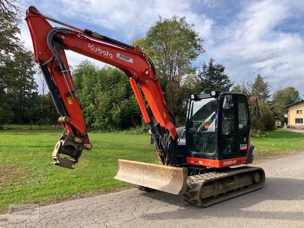 Minibagger van het type Kubota KX 080-4a, Gebrauchtmaschine in Deutsch - Goritz (Foto 3)