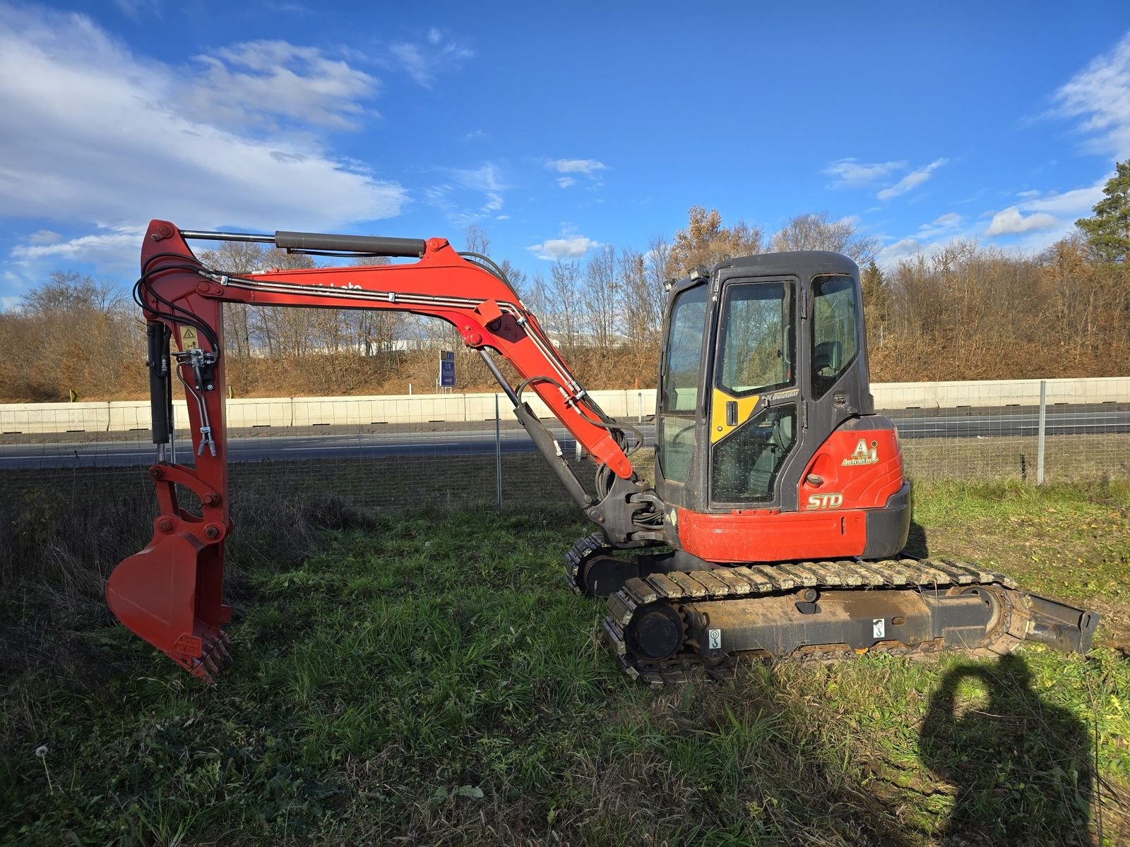 Minibagger typu Kubota KX 155-3, Gebrauchtmaschine v Gabersdorf (Obrázek 13)